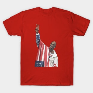 BASKETBALLART - MJ USA T-Shirt